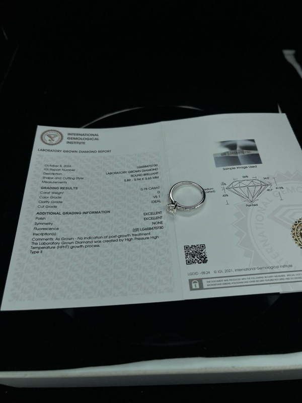CHANEL LABGROWN  0.78 Ct - Image 4