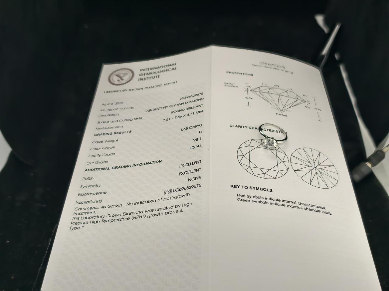 TIFFANY 6 UÑAS LABGROWN 1.65 Ct - Image 4